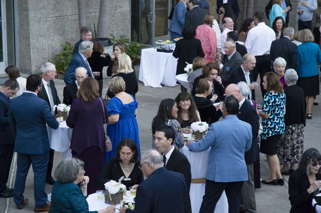 people enjoying cocktail hour
